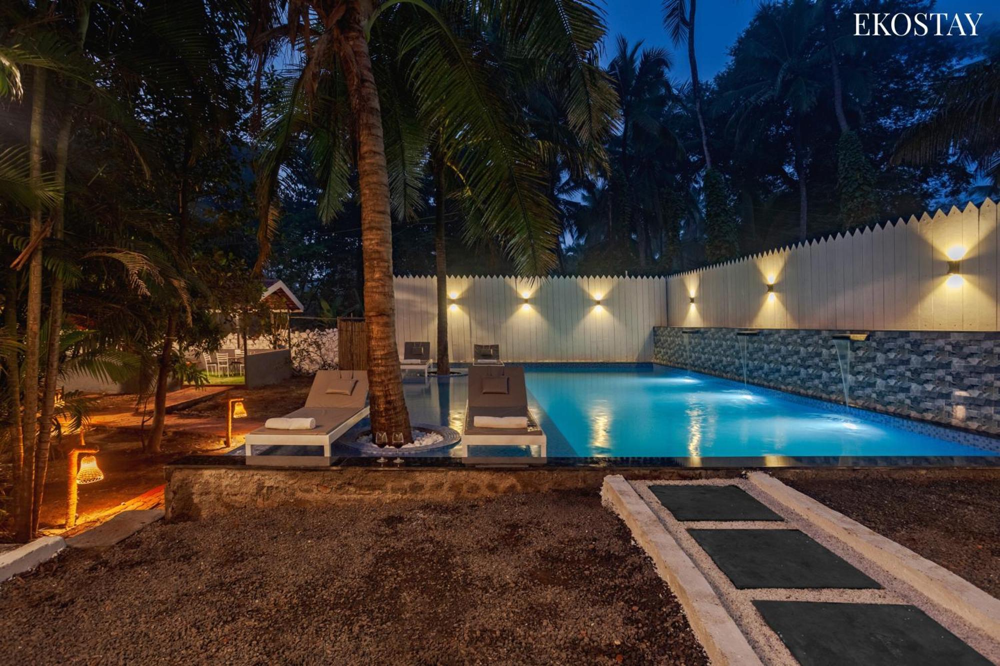 Ekostay Jungle Beach Villa I 1 Acre Property I 100 Meters From The Beach Alibag Exterior photo