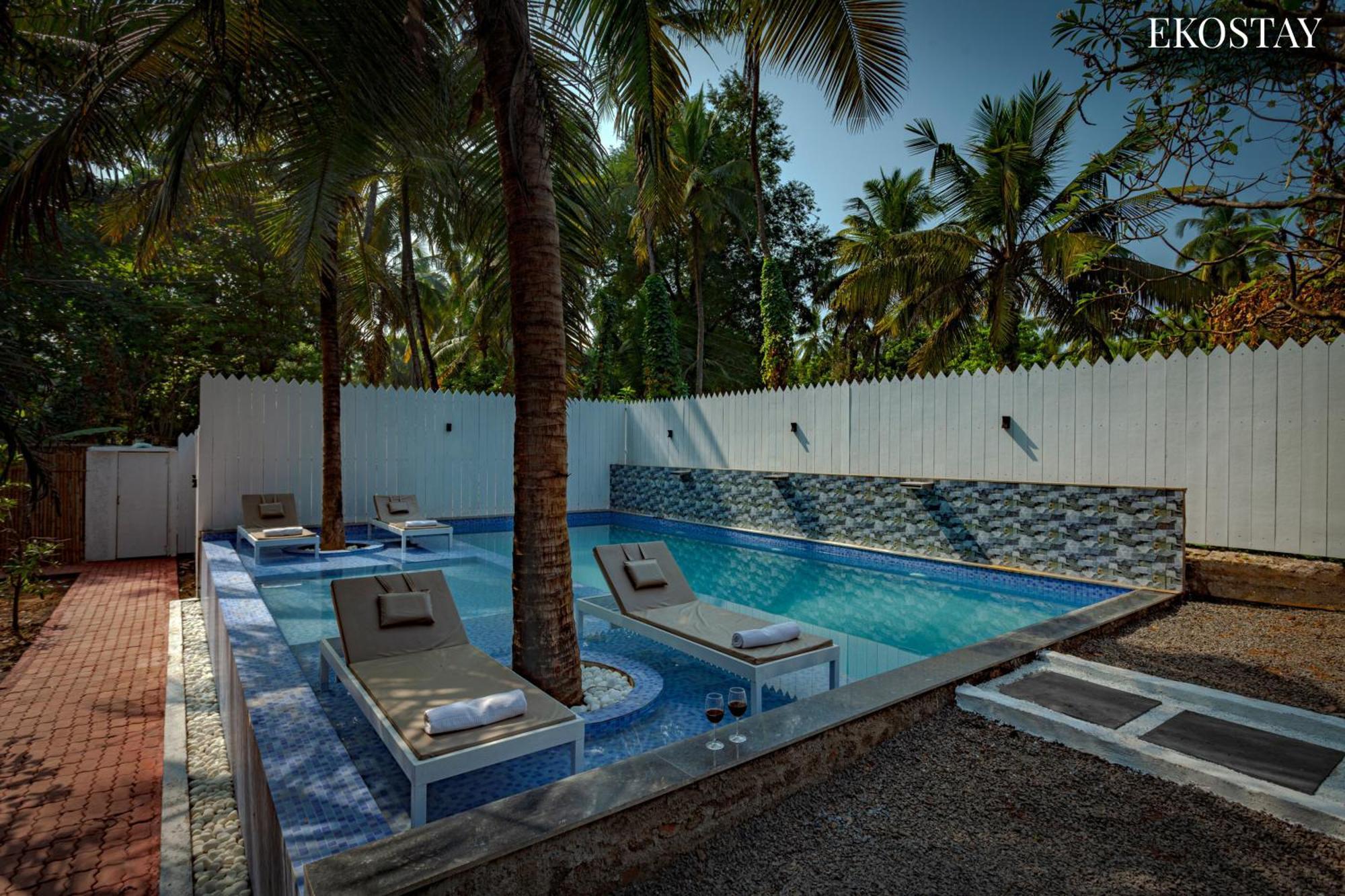 Ekostay Jungle Beach Villa I 1 Acre Property I 100 Meters From The Beach Alibag Exterior photo